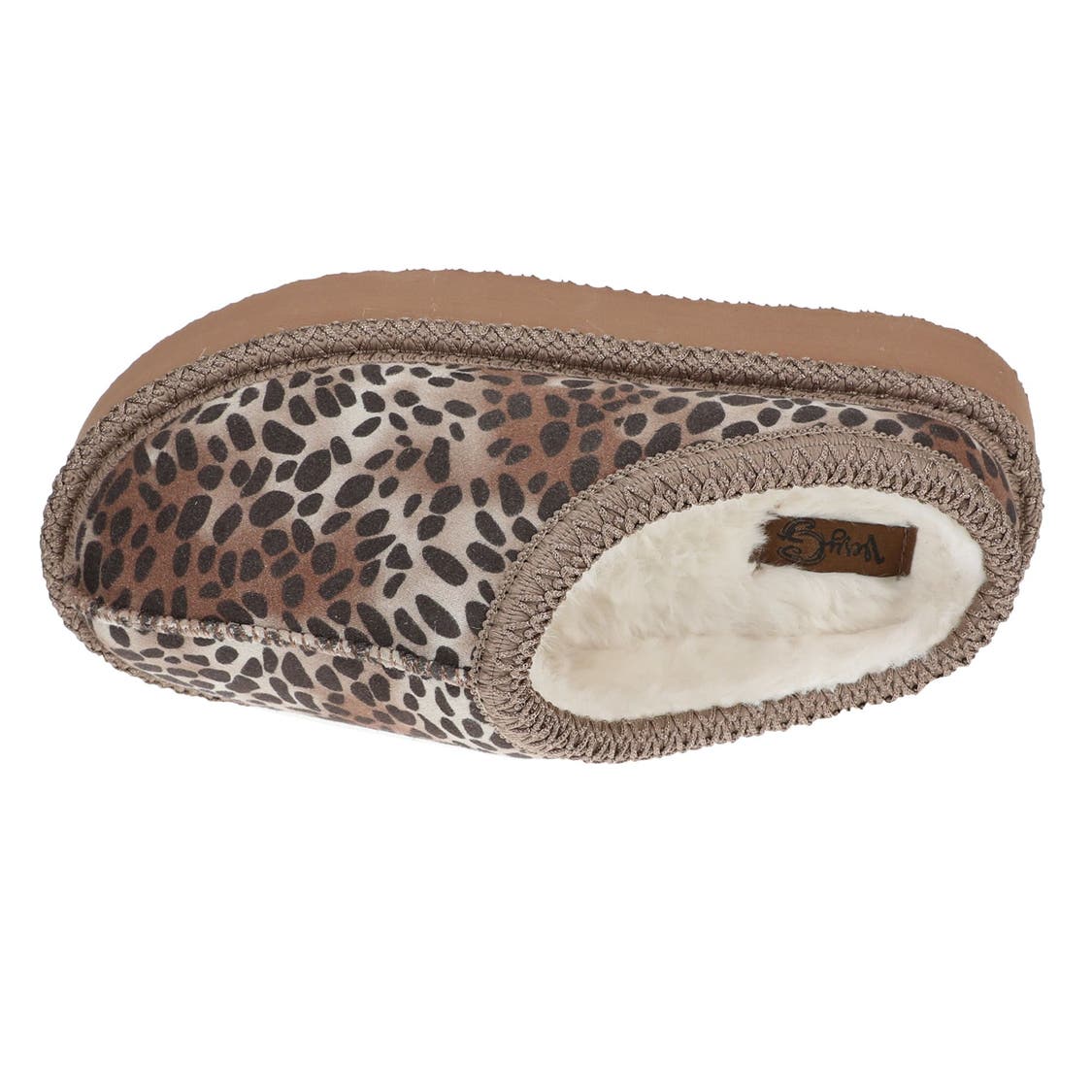 Very G Women's Christy Platform Slipper - Taupe/Leopard VGFL0084-279