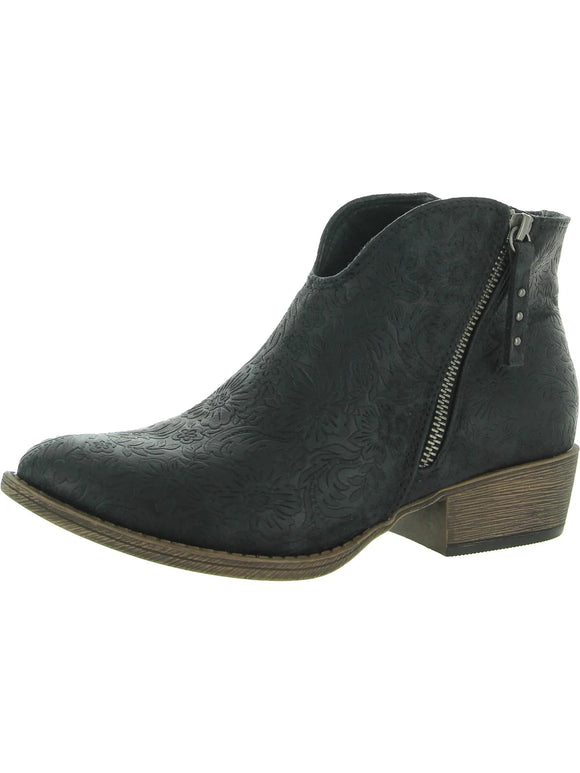 Very G Women's Divine Ankle Bootie Boot - Black VGLB0280