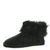Very G Women's Frost Fuzzy Ankle Boot - Black VGLB0305