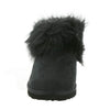 Very G Women's Frost Fuzzy Ankle Boot - Black VGLB0305