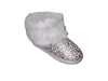 Very G Women's Frost Fuzzy Ankle Boot - Grey Leopard VGLB0305