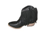 Very G Women's Juno Fringe Ankle Boot - Black VGLB0316