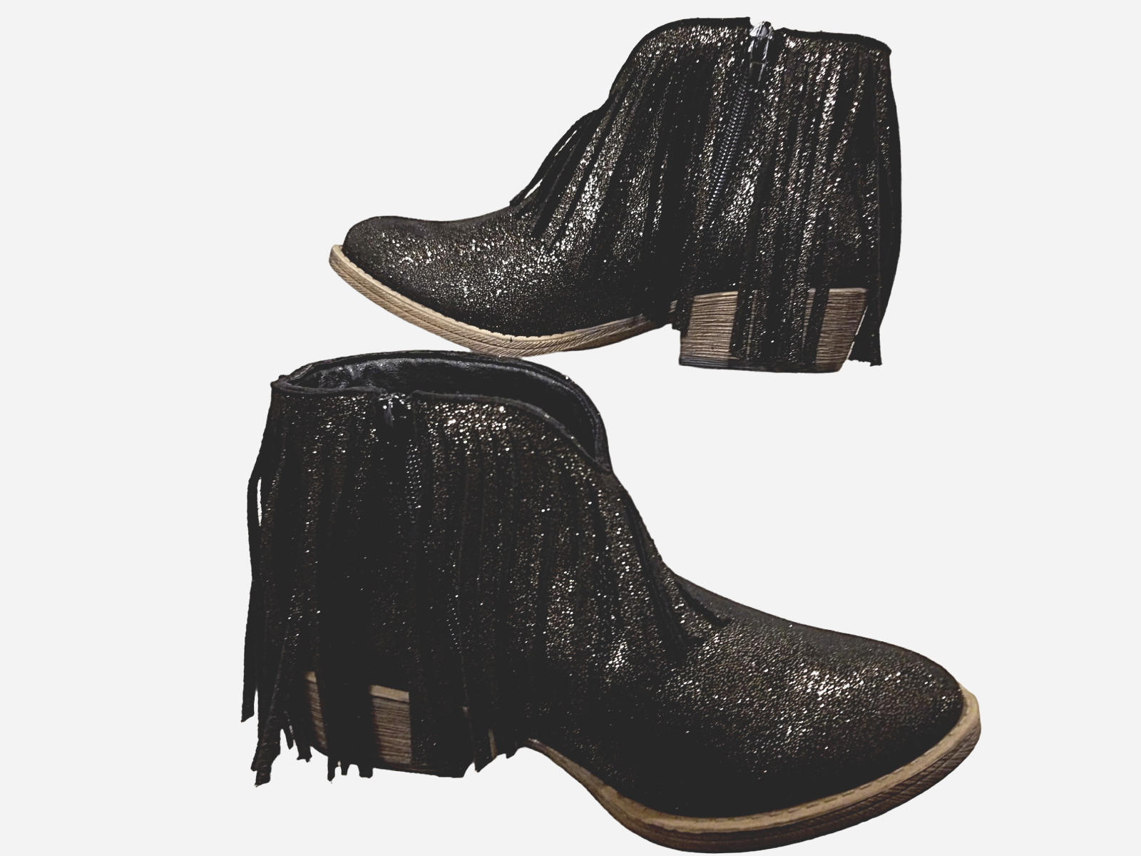 Very G Women's Late Night Fringe Bootie - Black VGLB0353