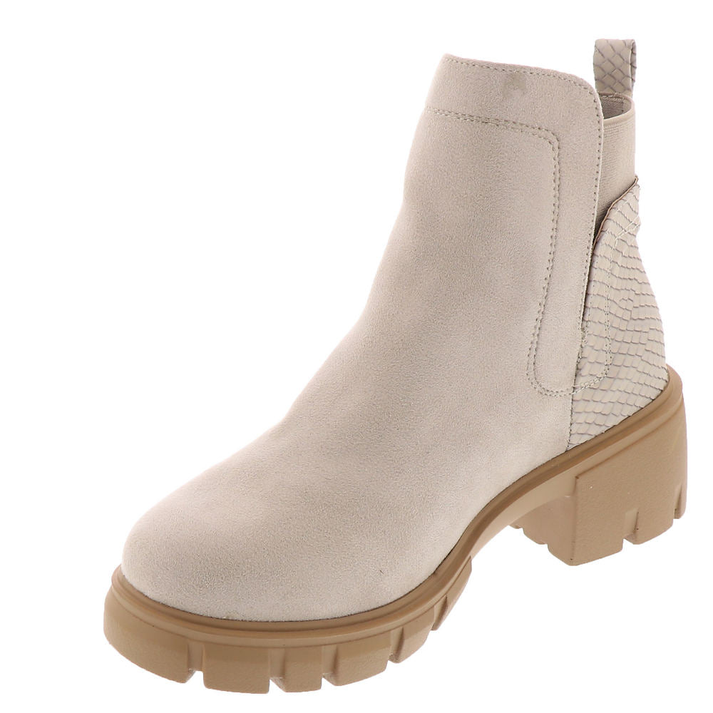 Very G Women's Dana Chunky Heel Boot - Nude VGLB0356