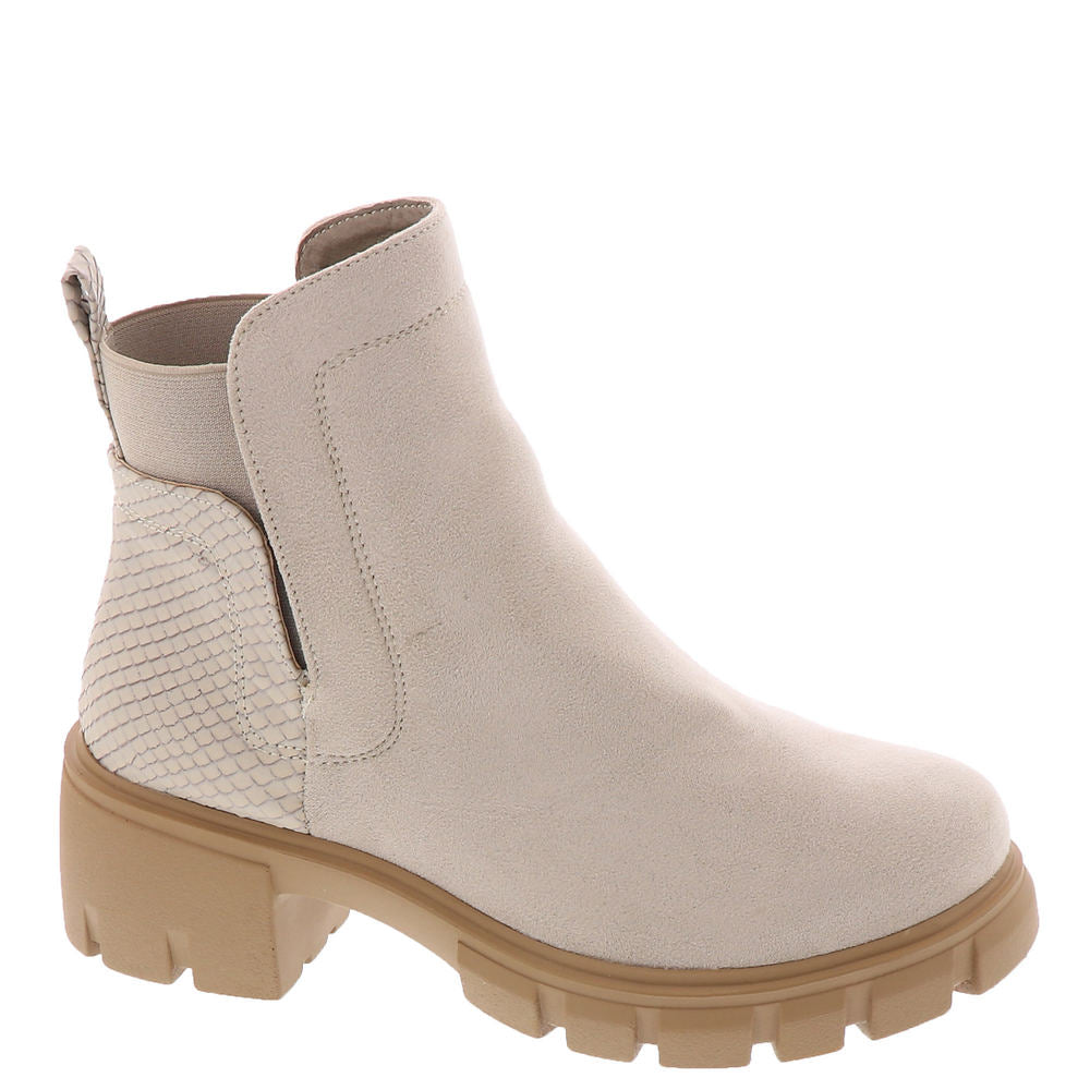 Very G Women's Dana Chunky Heel Boot - Nude VGLB0356