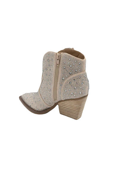 Very G Women's Austin Ankle Bootie - Taupe VGLB0372