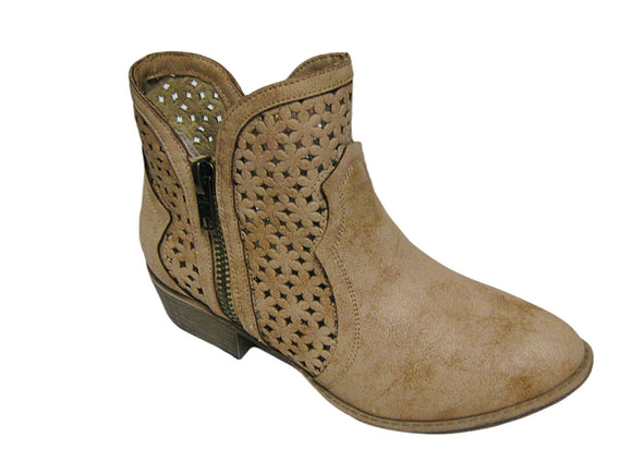 Very G Women's Leah 2 Bootie - Beige VGLB0437-278