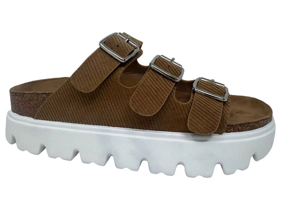 Very G Women's Plaza Sandals - Tan VGSA0427-251