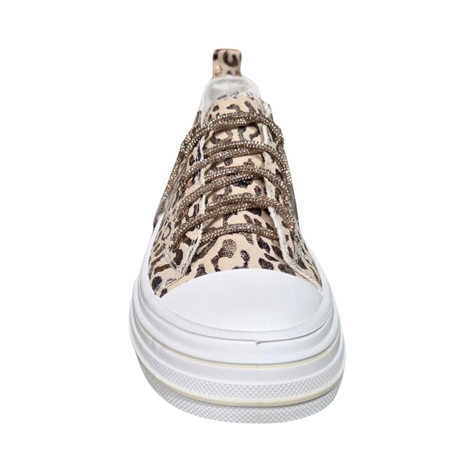 Very G Women's Aman Glitter Sneaker - Natural Leopard VGSP0292-106