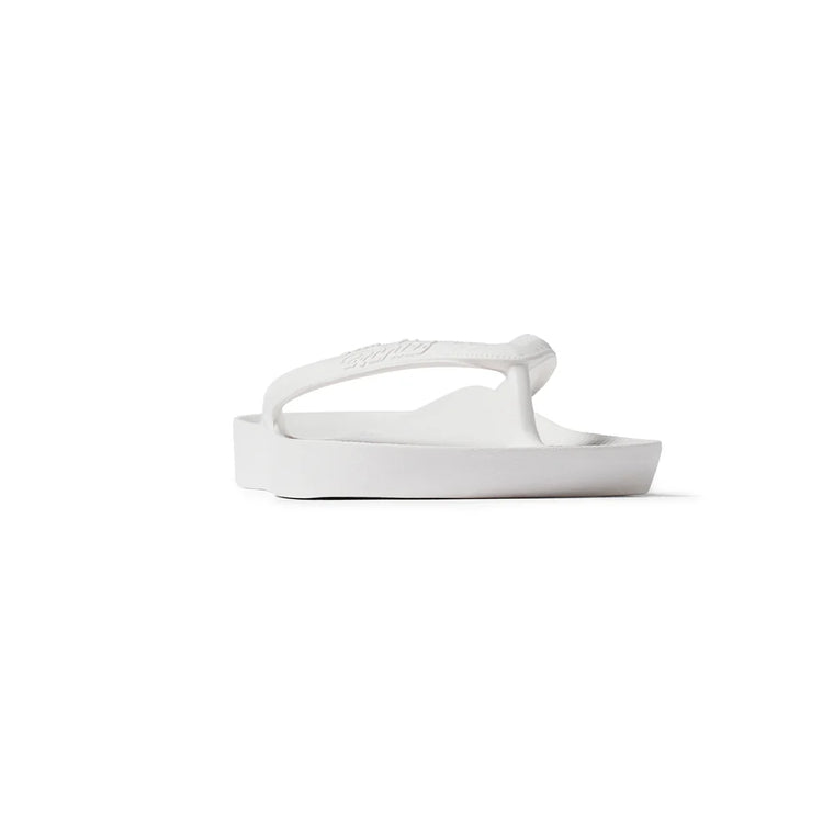 Archie Arch Support Unisex Flip Flops - White WHT-HAS
