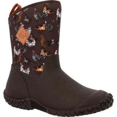 Muck Boot Women's Muckster II Mid Boot - Brown/Chicken Print WM29CK