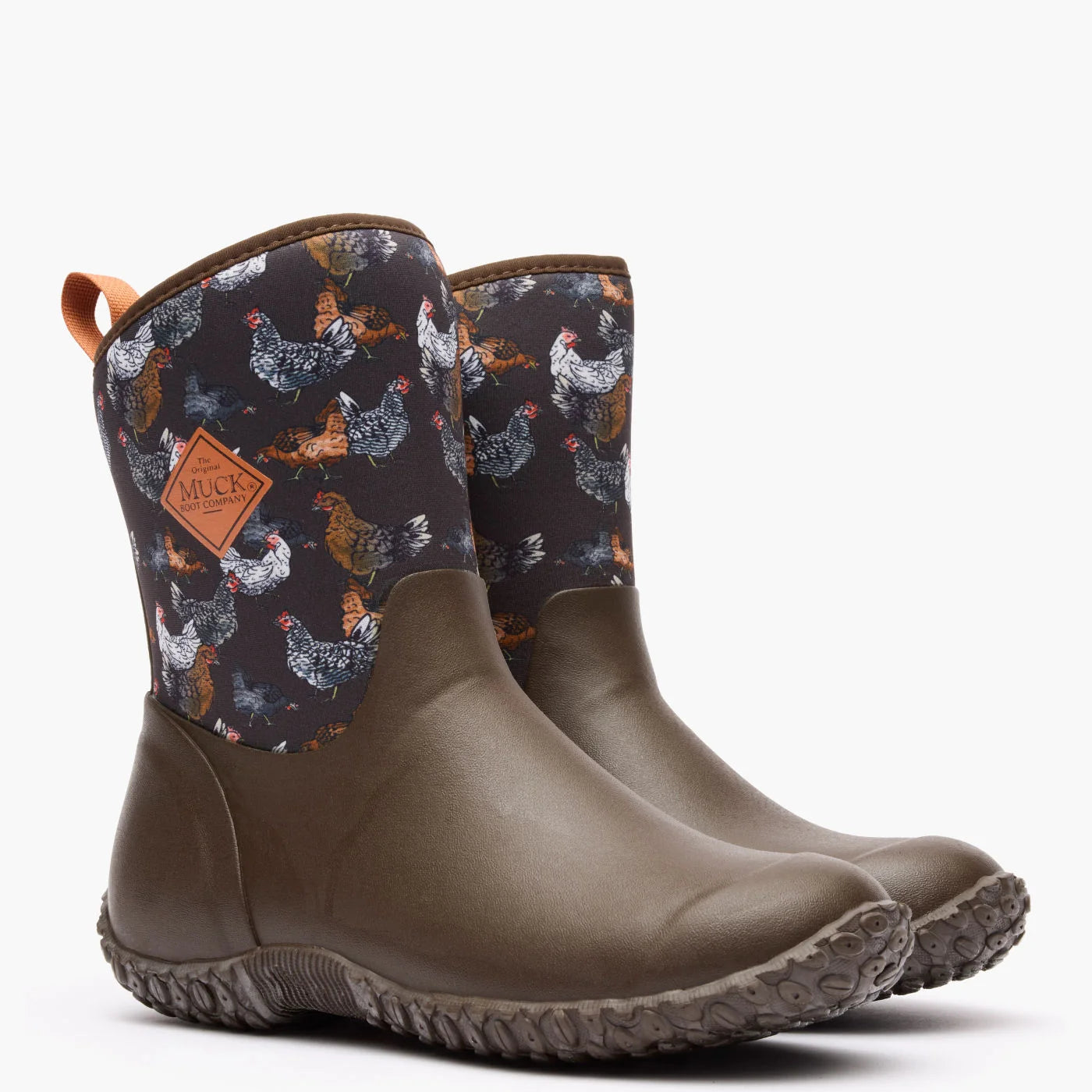 Muck Boot Women's Muckster II Mid Boot - Brown/Chicken Print WM29CK
