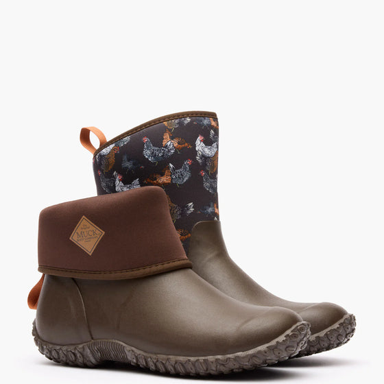 Muck Boot Women's Muckster II Mid Boot - Brown/Chicken Print WM29CK