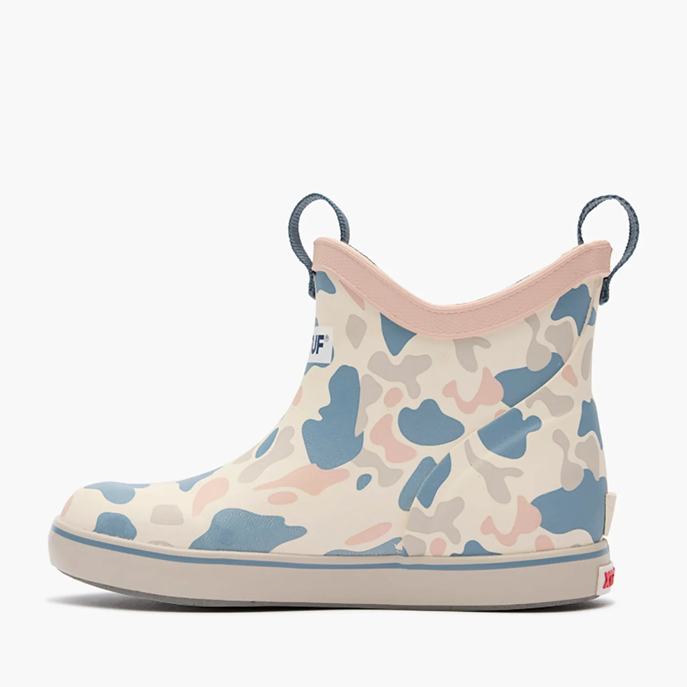 XtraTuf Big Kid's Ankle Deck Boot - Ivory Duck Camo XKABDC30
