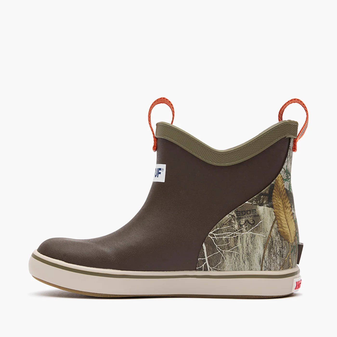 XtraTuf Big Kid's Ankle Deck Boot - Dark Brown/Realtree Edge XKABRT90