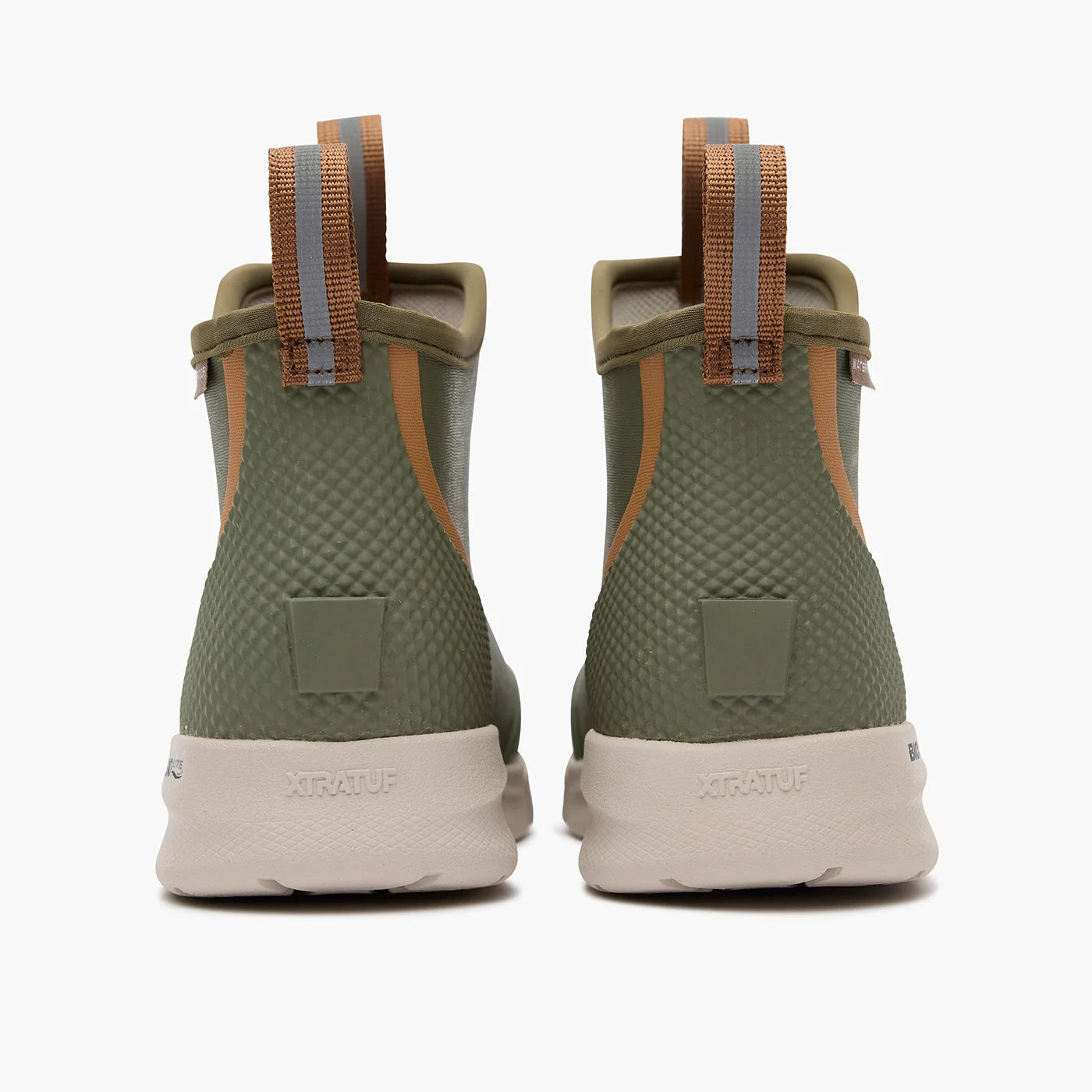XtraTuf Big Kid's Ankle Deck Sport Boot - Olive XKADS300