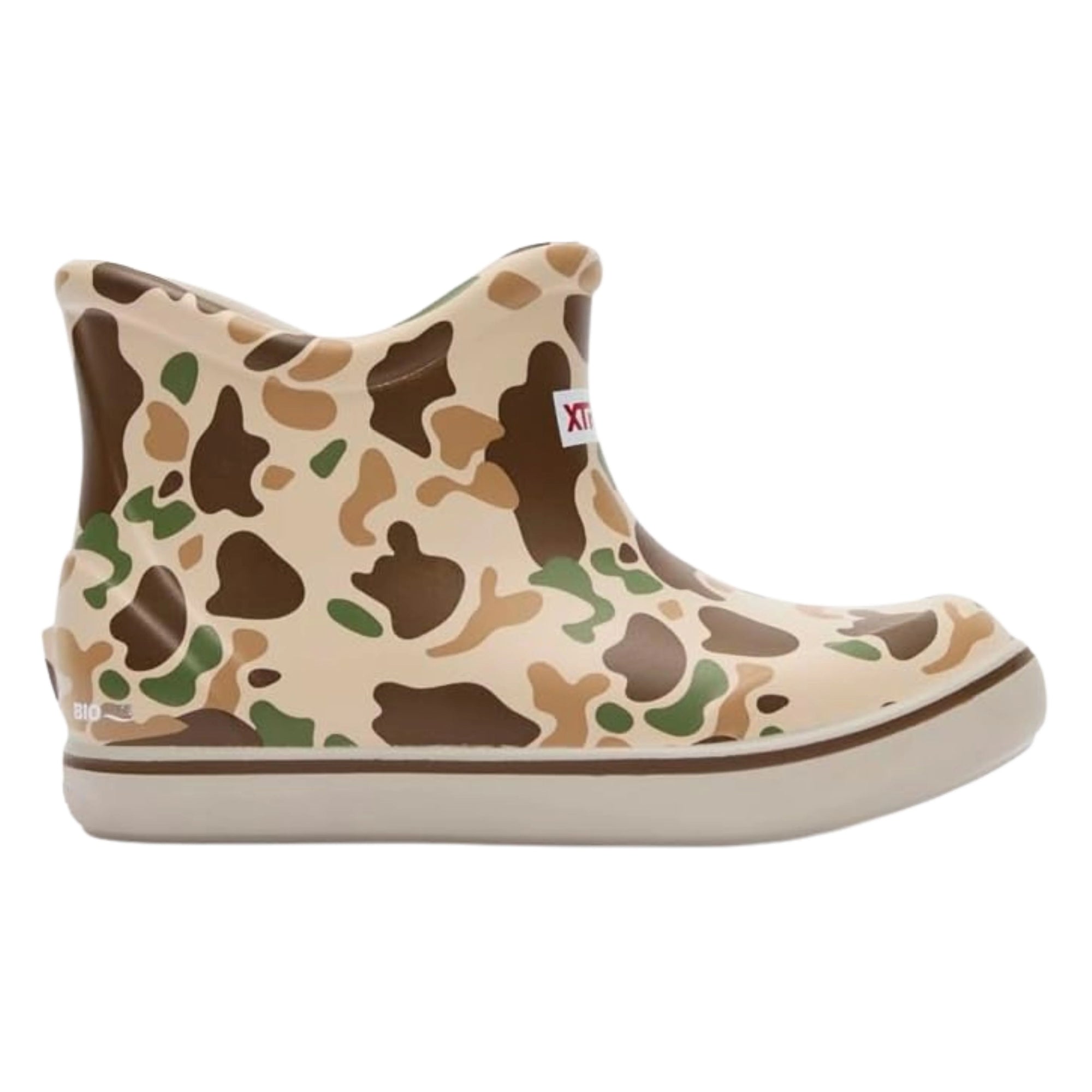 TUFS Xtratuf Little Kid's Ankle Deck Boot - Duck Camo XKTFDCM
