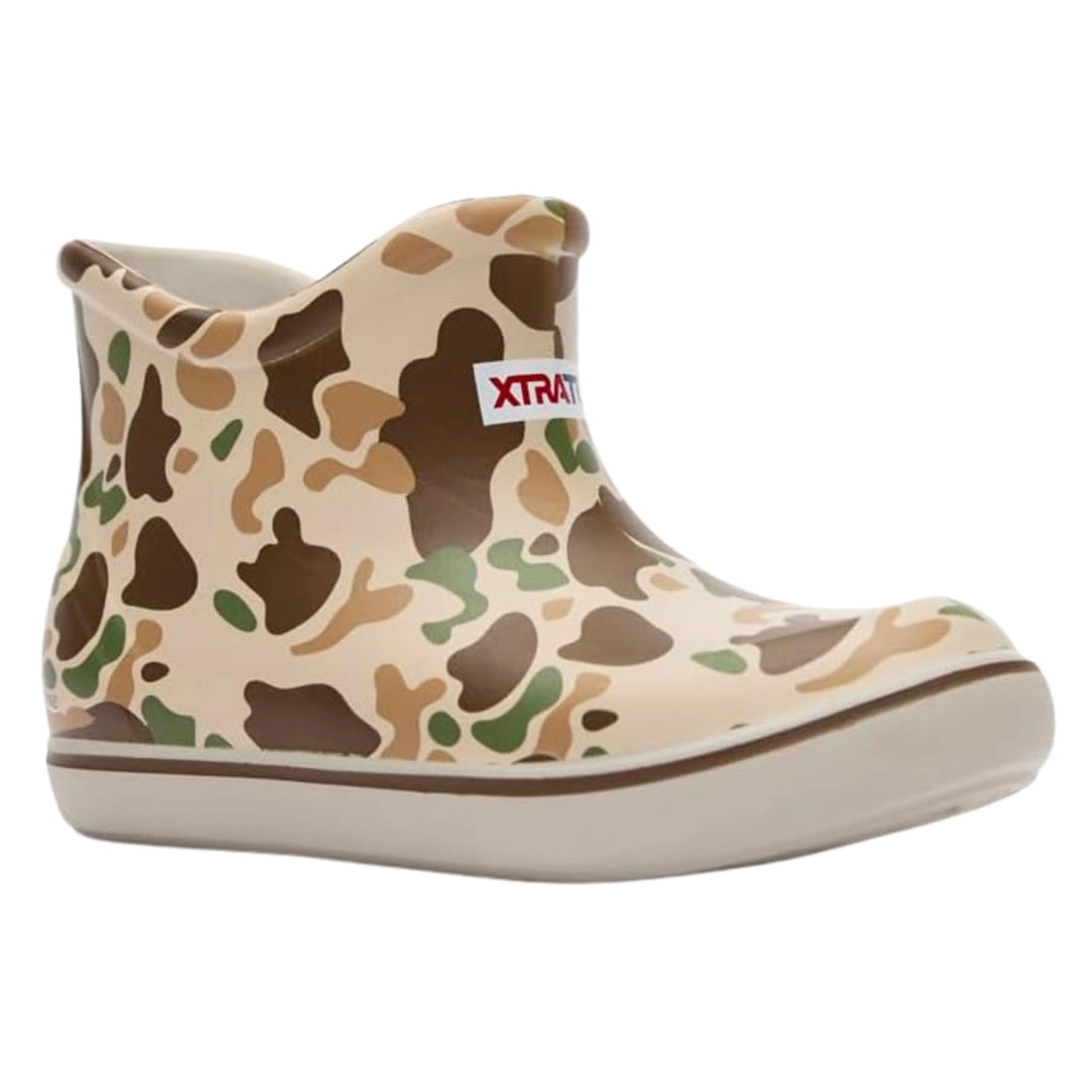 TUFS Xtratuf Little Kid's Ankle Deck Boot - Duck Camo XKTFDCM