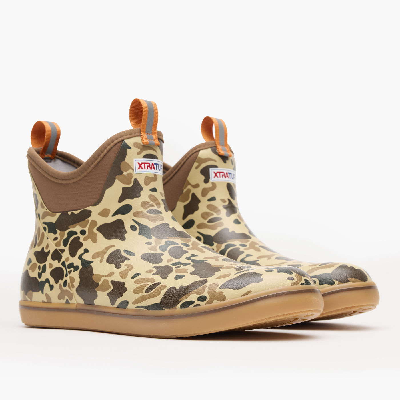 Xtratuf Men's 6" Ankle Deck Boot - Duck Camo XMABDCAM