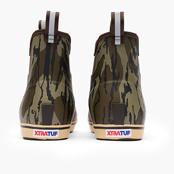 Xtratuf Men's 6" Bottomland Ankle Deck Boot - Mossy Oak XMABMOB