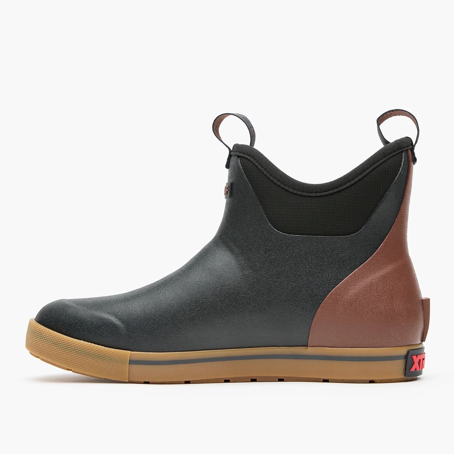 XtraTuf Men's 6" Camp Fleece-Lined Ankle Deck Boot - Black XMADBC00