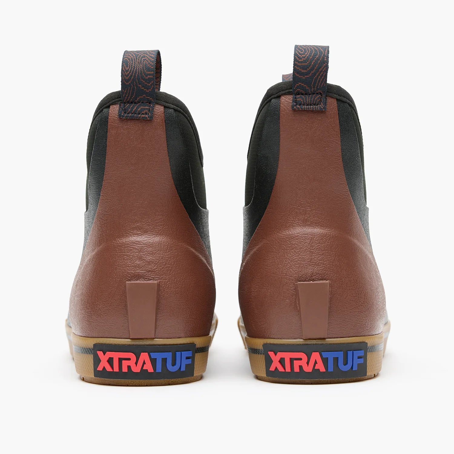 XtraTuf Men's 6" Camp Fleece-Lined Ankle Deck Boot - Black XMADBC00