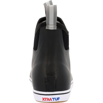 XtraTuf Women's 6" Ankle Deck Boot - Black XWAB000