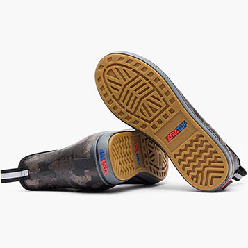 XtraTuf Women's 6" Ankle Deck Boot Black Camo XWAB002