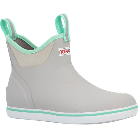 XtraTuf Women's 6" Ankle Deck Boot - Grey XWAB102