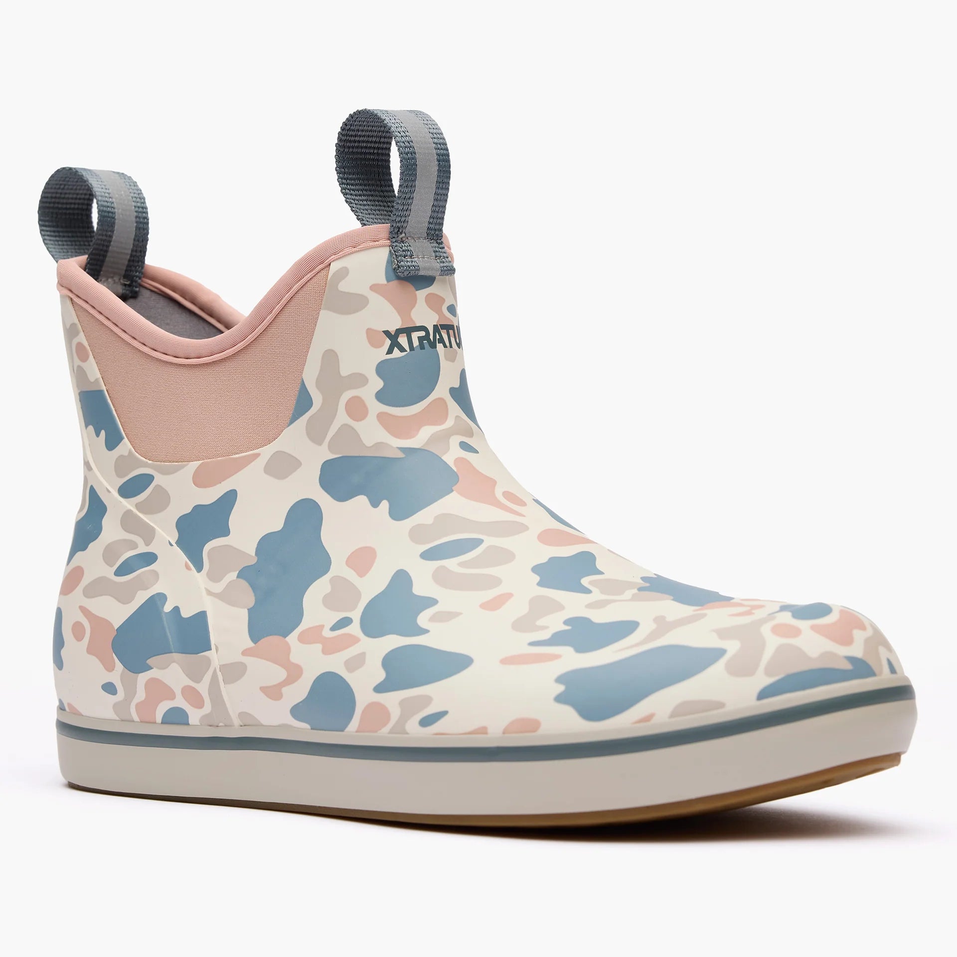 XtraTuf Women's 6" Ankle Deck Boot - Ivory Duck Camo XWAB4DC