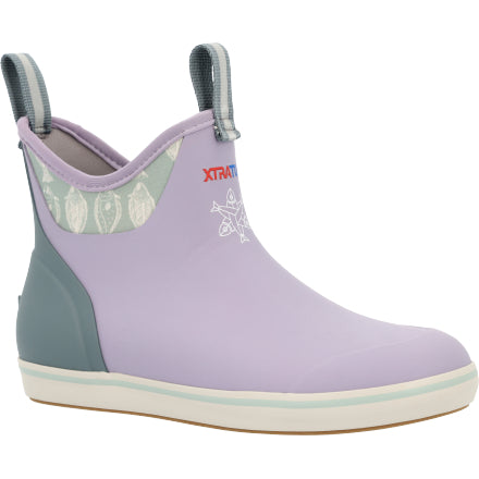 XtraTuf Women's 6" Ankle Deck Boot - Lavender XWAB503