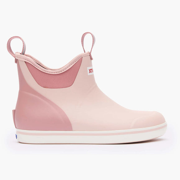 XtraTuf Women's 6" Ankle Deck Boot - Blush Pink XWAB602