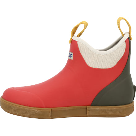 XtraTuf Women's 6" Vintage Ankle Deck Boot - Coral XWABV401