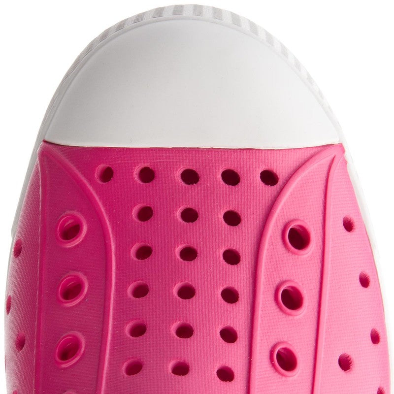 Native Junior's Jefferson Sneaker - Hollywood Pink/Shell White 12100100-5626 - ShoeShackOnline