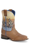 Roper Little Kid's Rodeo Western Boot - Brown 09-018-9991-0006