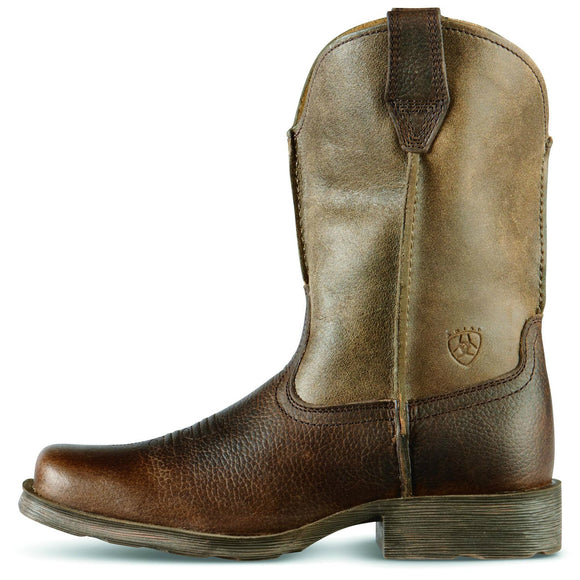 Ariat Kid's 6" Rambler Western Boots - Earth/Brown 10007602 - ShoeShackOnline