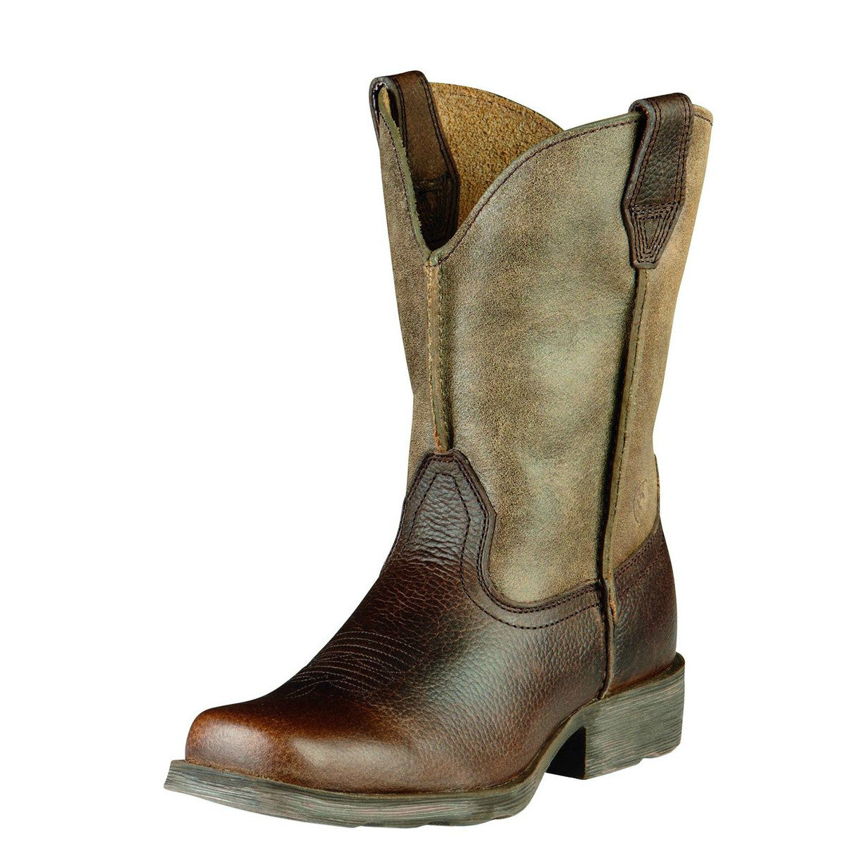 Ariat Kid's 6" Rambler Western Boots - Earth/Brown 10007602 - ShoeShackOnline