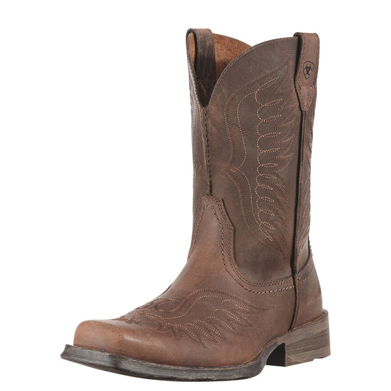 Ariat Men's 11" Rambler Phoenix Western Boots - Distressed Brown 10010944 - ShoeShackOnline