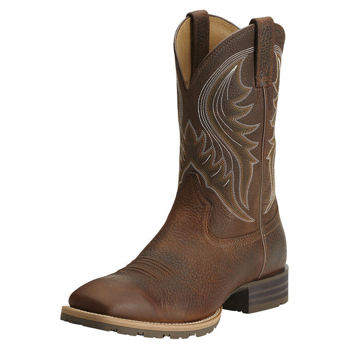 Ariat Men's 11" Hybrid Rancher Western Boot - Brown Oiled Rowdy 10014070 - ShoeShackOnline