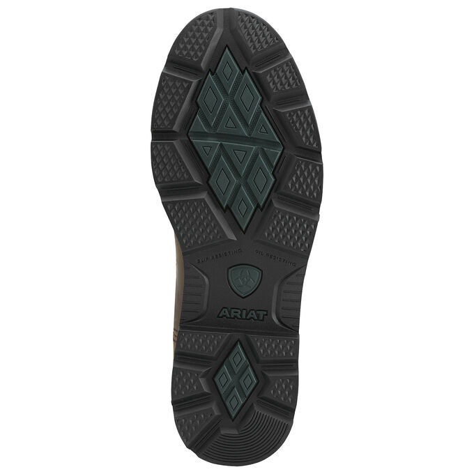 Ariat Men's 10" Groundbreaker Pull On Work Boot - Brown 10014238 - ShoeShackOnline