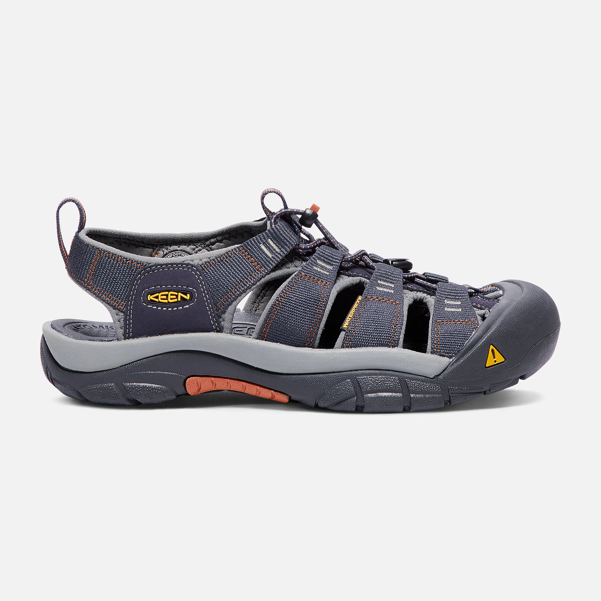Keen Men's Newport H2 Sandal - India Ink/Rust 1001931 - ShoeShackOnline