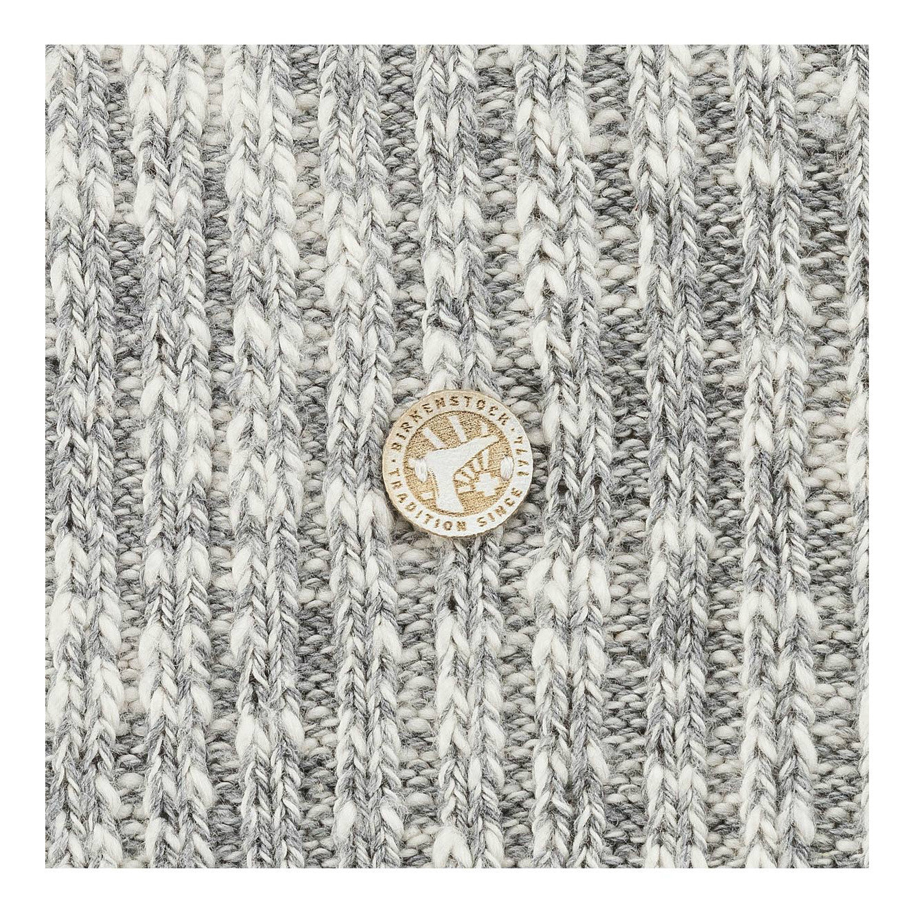 Birkenstock Women's Fashion Slub Socks - Gray White 1002436 - ShoeShackOnline