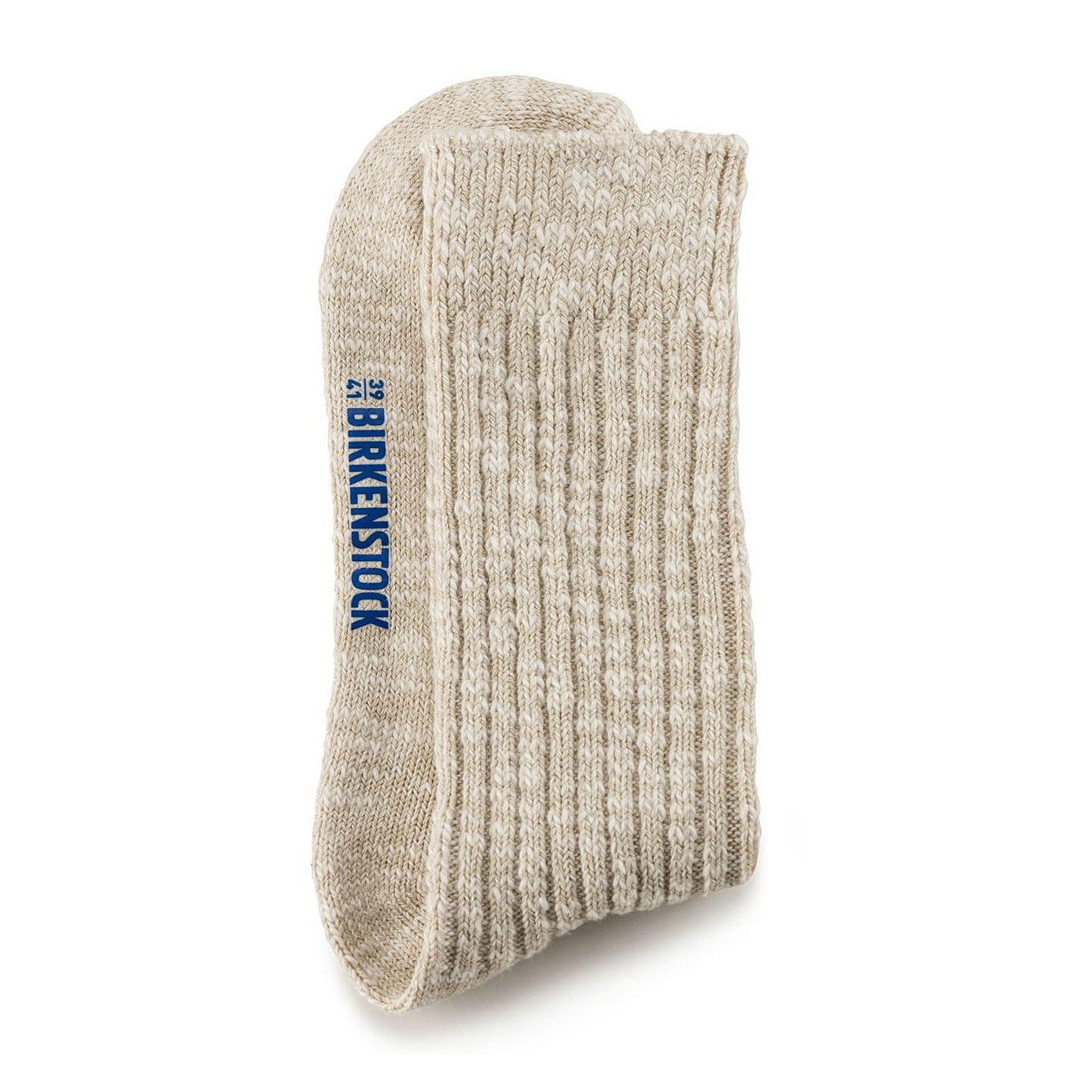 Birkenstock Women's Fashion Slub Sock - Beige White 1002437 - ShoeShackOnline