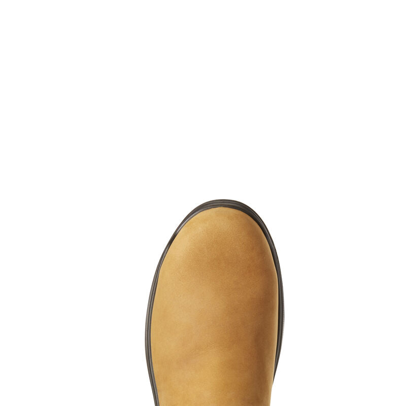 Ariat Men's 10" Turbo Pull-On Waterproof Carbon Toe Work Boot - Aged Bark 10027328