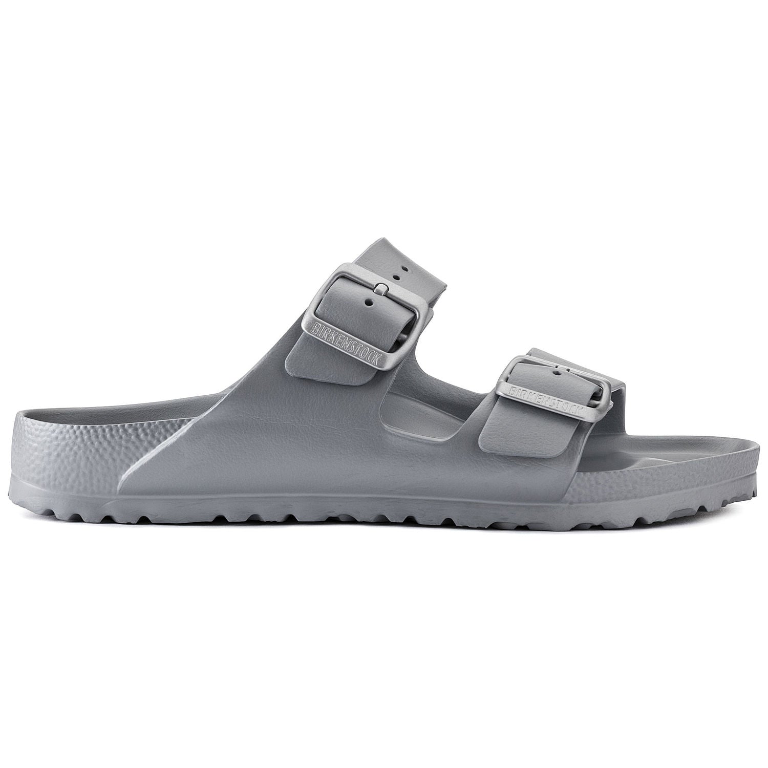 Birkenstock Women's Arizona EVA Sandal Metallic Sliver - 1003491 - ShoeShackOnline