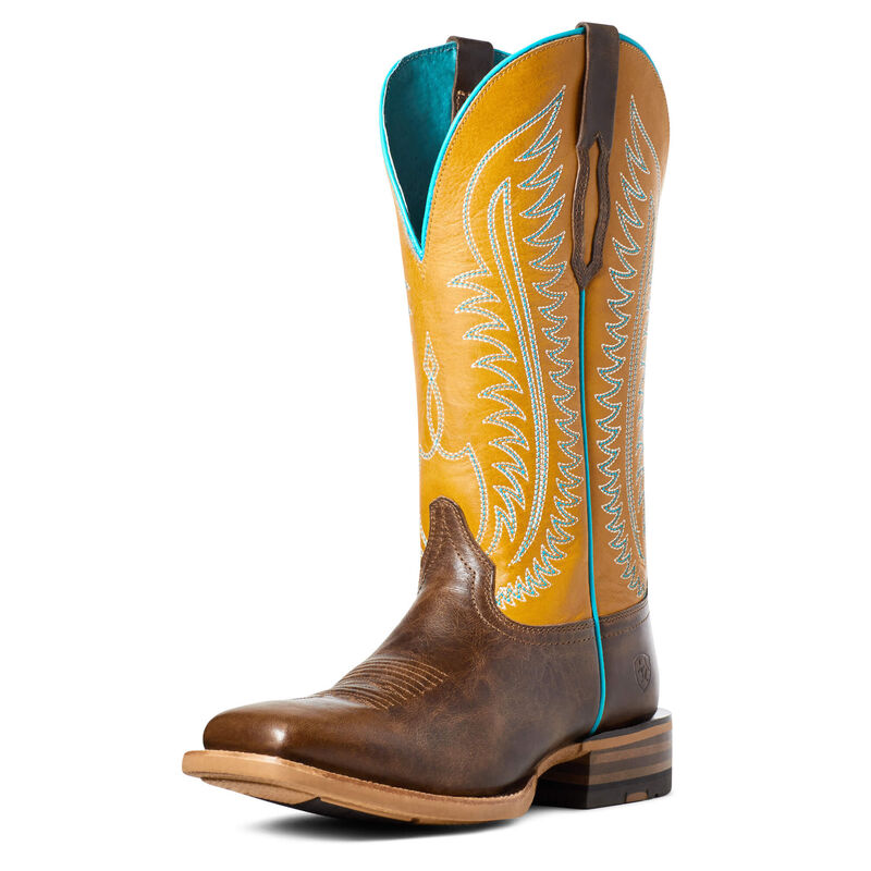 Round Up Square Toe Western Boot