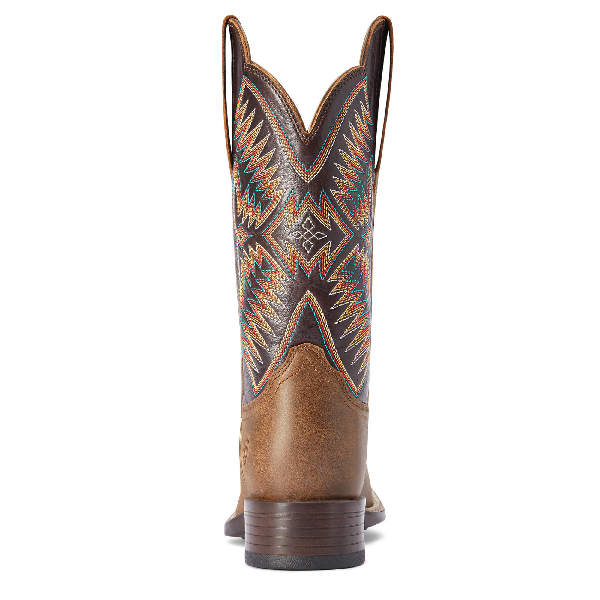 Ariat Women's 11" Odessa StretchFit Western Boot - Fateful Brown/Burnished Pewter 10042386