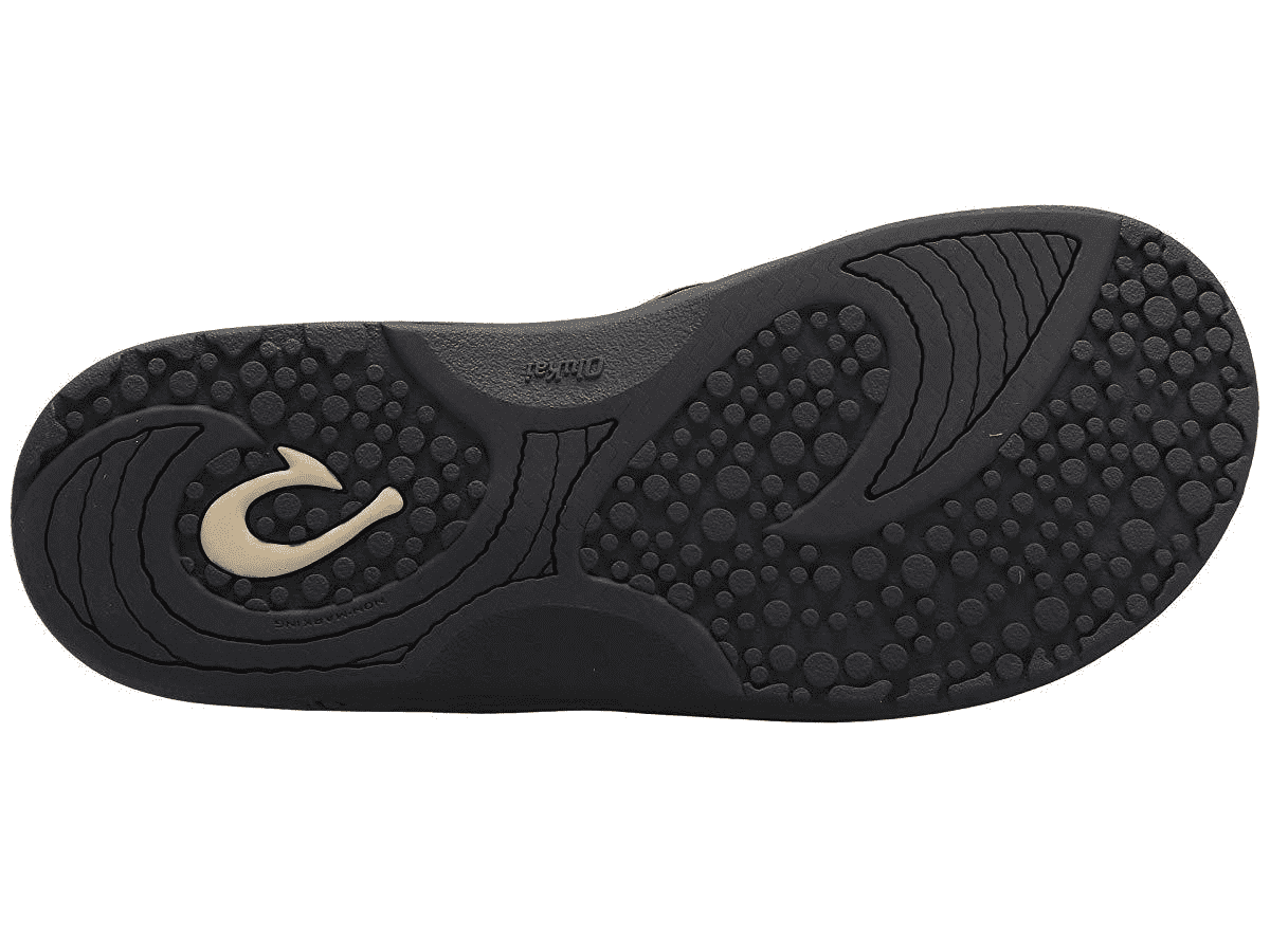 Olukai Men's Hokua Flip Flop - Charcoal/Charcoal 10161-2626