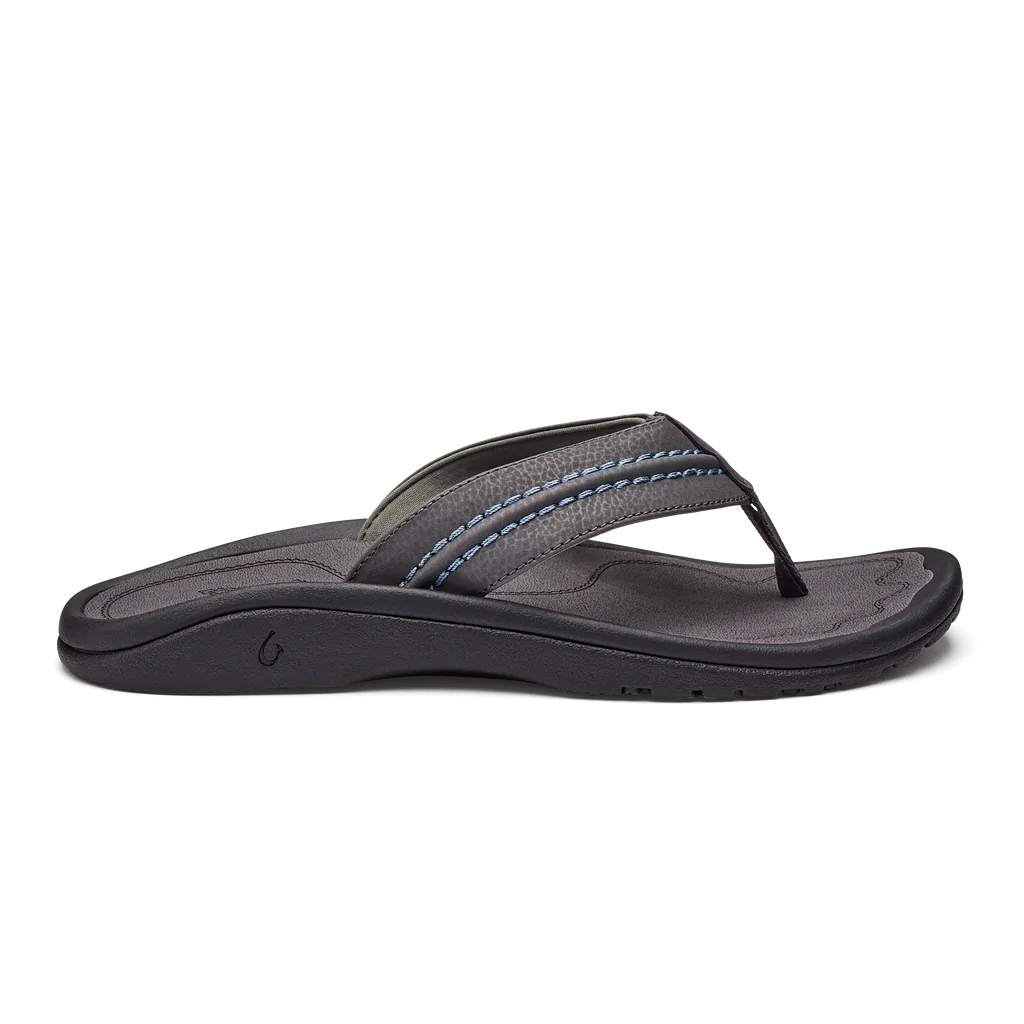 Olukai Men's Hokua Flip Flop - Pavement/Pavement 10161-PVPV