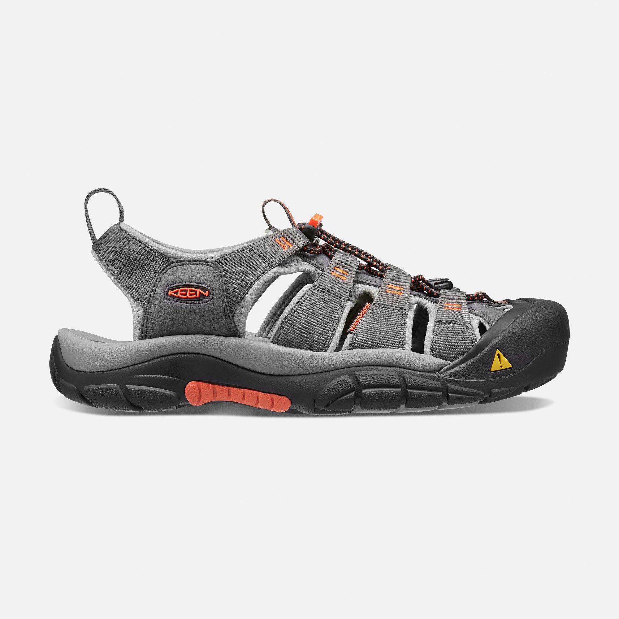 Keen Men's Newport H2 Sandal - Magnet/Nasturtium 1016287 - ShoeShackOnline